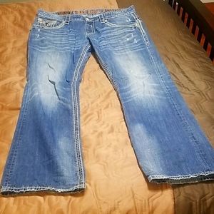 Mens Rock Revival Jeans